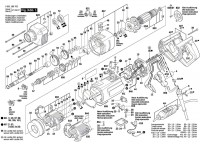 Bosch 0 601 189 703 Gdb 1600 We Diamond Drilling Machine 230 V / Eu Spare Parts